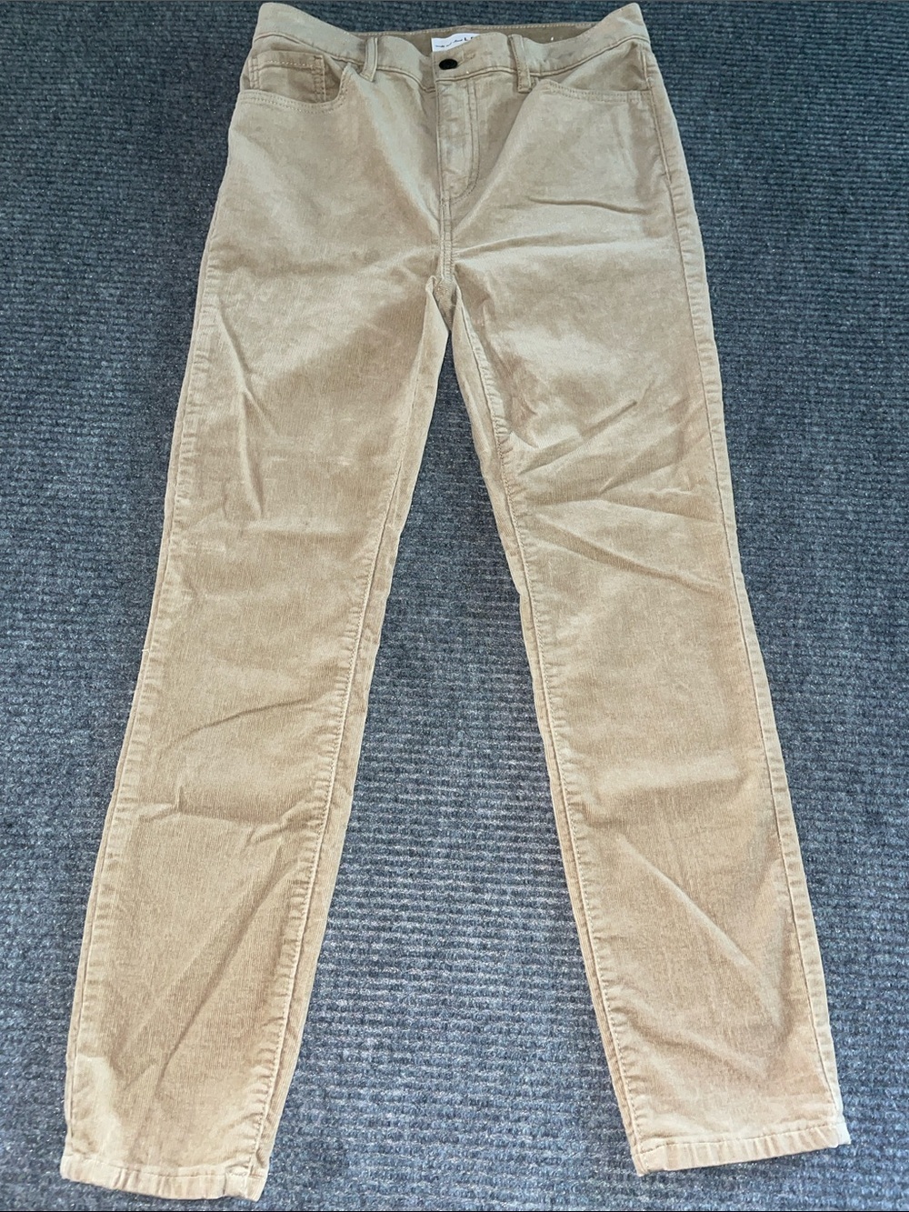 LOFT Tan Corduroy High-Rise Skinny Pants.  Tan/Beige/  Size 27/4